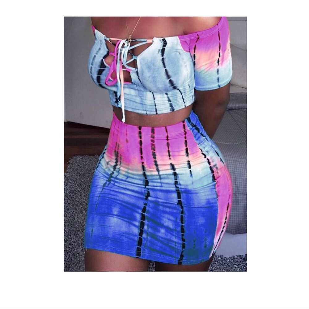 Bateau Neck Two Piece Set
